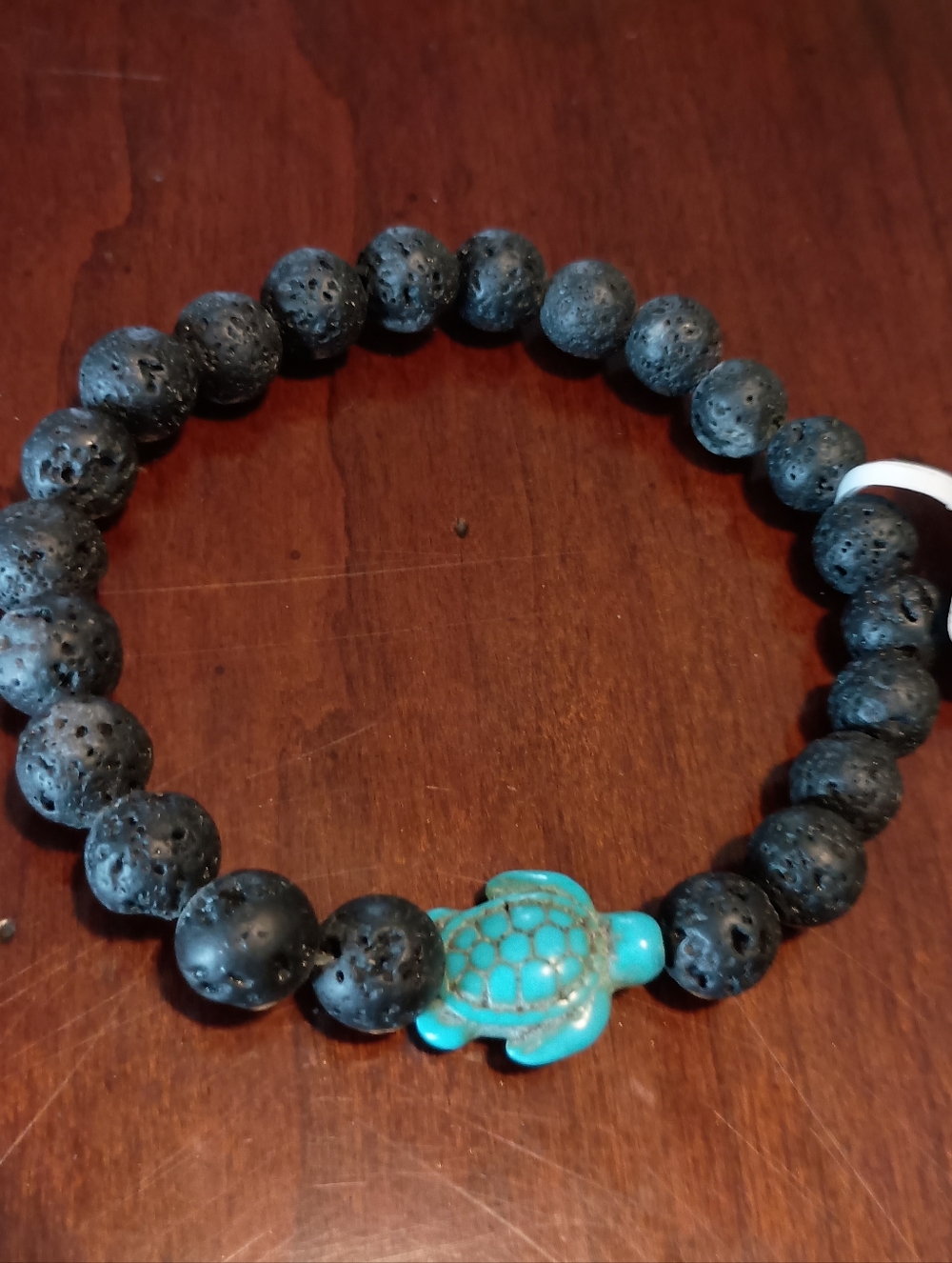 Journey Bracelet Lava Stone Turquoise Elephant‎